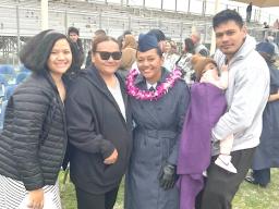 Airman First Class Varina Va’a and family