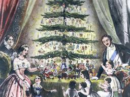 Illustration of Queen Victoria's Christmas tree