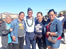 Vincent M.J. Laupola with family members