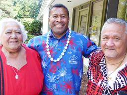 Three attendees at Pacific Rim meeting in Washington State