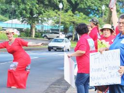 Some of the participants and returning resident