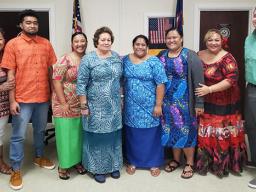 Cong. Aumua Amata's local office interns