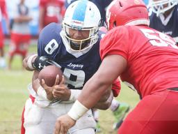 Samoana Sharks quarterback Anthony Feala