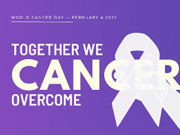 World Cancer Day banner 2022