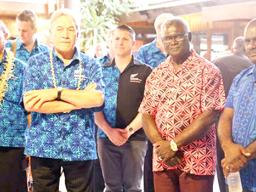  NZ Deputy PM Winston Peters in Vanuatu