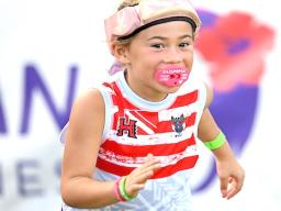 youth sports at UH football game