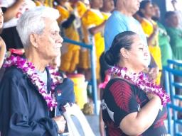 Lt. Governor Pulumataala Ae Ae Jr. and others