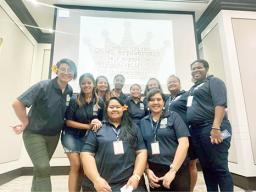Womens caucus at the  Young Pacific Leaders Civic Engagement Workshop