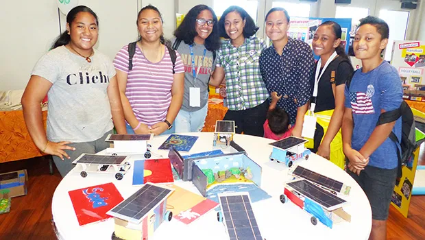 In no particular order, the students are Tiarah Fegaimali’i, Tafuna High level 11; Serenia Meredith, St Theresa Level 8; Cheryl Paolo; Manulele Tausala Level 8; Nalei Vaouli, Tafuna High Level 9; Victoria Fale South, Pacific Academy Level 11; Marinette Ioane, Lupelele Elementary Level 7; Charles Tauiliili, Tafuna High Level 9. [
