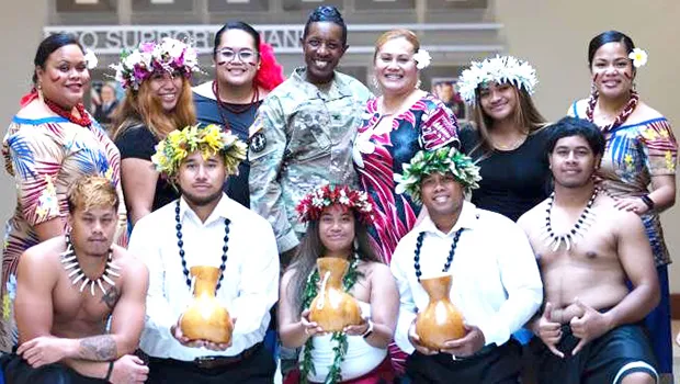 Soldiers and entertainers at haw Air Force Base, S.C.