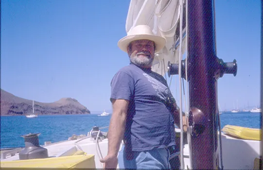 Dale Long on his boat