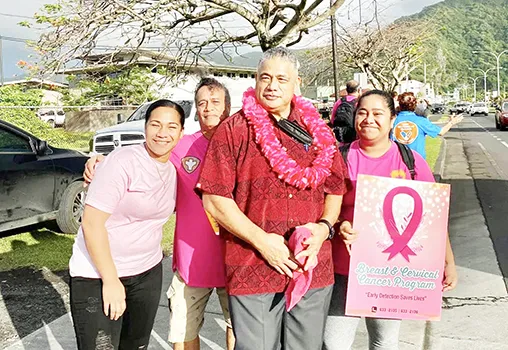 National Breast Cancer Awareness Month wave