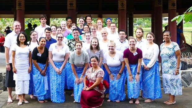 27 American Peace Corp volunteers with Charge d’Affaires Tony Greubel and Izumi and Peace Corps Samoa Country Director, Gini Wilderson