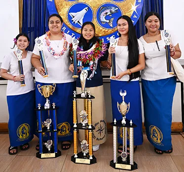 High school division science fair winners