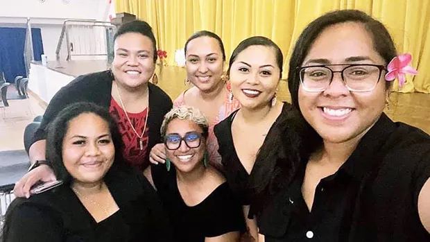 (L-R) Eileen Iosefo-Ale, Petti Matila, Sabrina  Suluai-Mahuka, and Elizabeth Fano