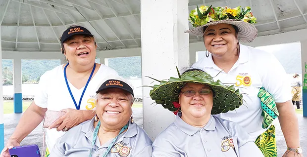 Four Faasao High School alumni 