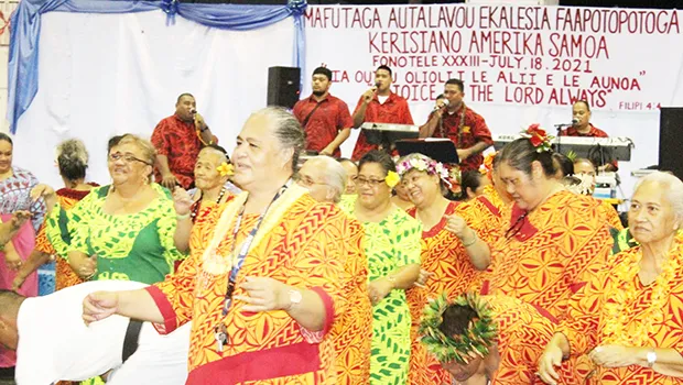 Women with the Matagaluega i Sisifo — Western District of the Congregational Christian Church of American Samoa
