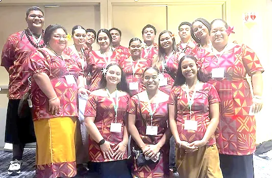 American Samoa’s delegation of high-school-aged 4-H’ers