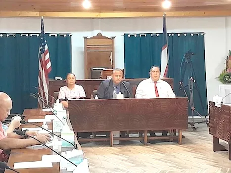 Department of Corrections Deputy Director Filomena Leituala, Director Semo Tauanu’u, and Attorney General Fainu’ulelei Falefatu Alailima-Utu