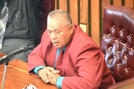  Le afioga i le ali’i faipule ia Fatulegae’e Palepoi Mauga  [ata AF]