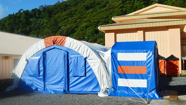 Negative Pressure Medical Tent at the LBJ Medical Center