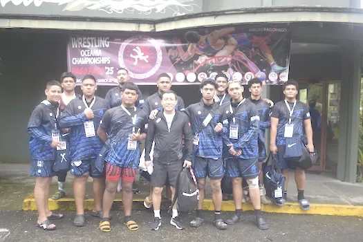 The American Samoa wrestling team