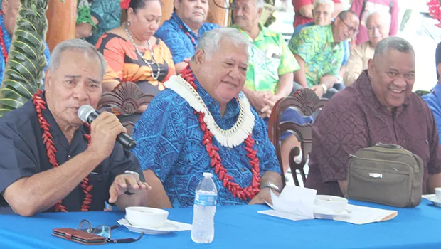  [l-r] Gov. Lolo Matalasi Moliga, Samoa Prime Minister Tuilaepa Sailele Malielegaoi and Lt. Gov. Lemanu Palepoi Sialega Mauga