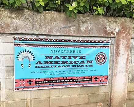 Native Am Heritage month banner