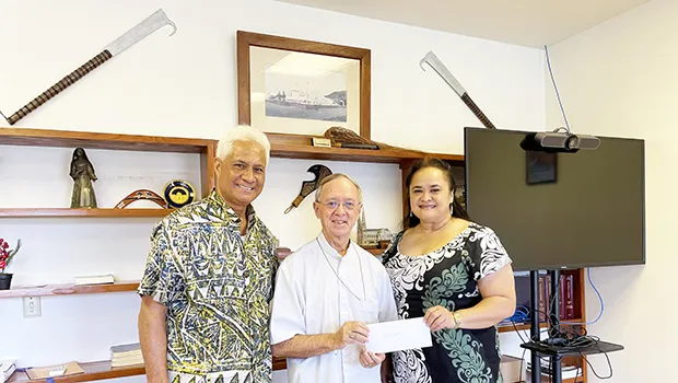  Larry S. Sanitoa , Bishop Peter Brown, Olivia C. Reid