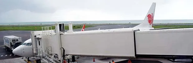 New aerobridge at Faleolo International Airport
