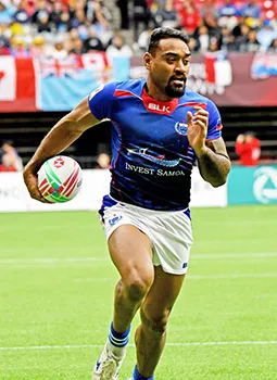 David Afamasaga scored Manu Samoa’s third try vs. Canada