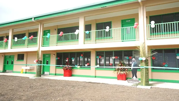 Afono Elementary School's new classroom building