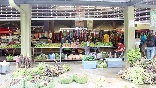 Produce available at Fagatogo Marketplace