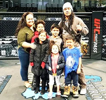 Onosa'i Iosefo Moana and family
