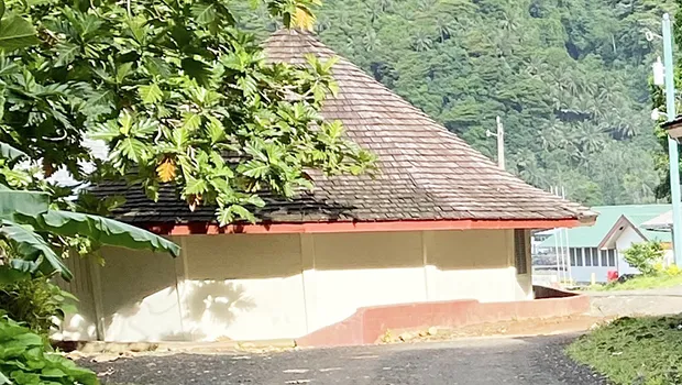 A classroom at Alataua II Elementary School 