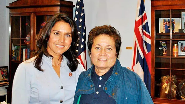 Congresswomen Aumua Amata and Tulsi Gabbard 