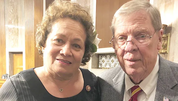 Congresswoman Amata with Chairman Johnny Isakson