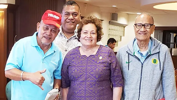Amata and veterans in Honolulu