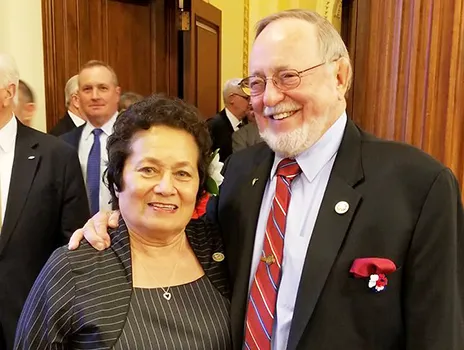 Aumua Amata and Rep. Don Young