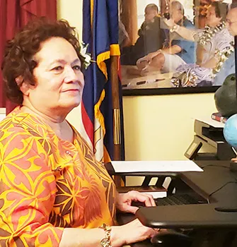 Congresswoman Uifaatali Amata