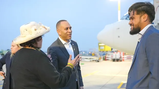 Amata and Hakeem Jefferies with John Iosefo