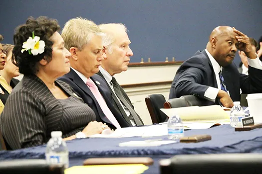 Aumua Amata with Steve Chabot 