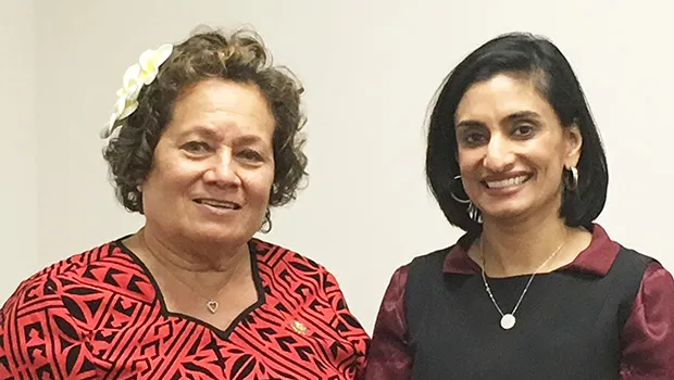 Congresswoman Amata with the administrator of the Centers for Medicare & Medicaid Services, Seema Verma.