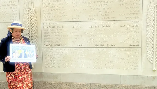 amata with photo of Saaga