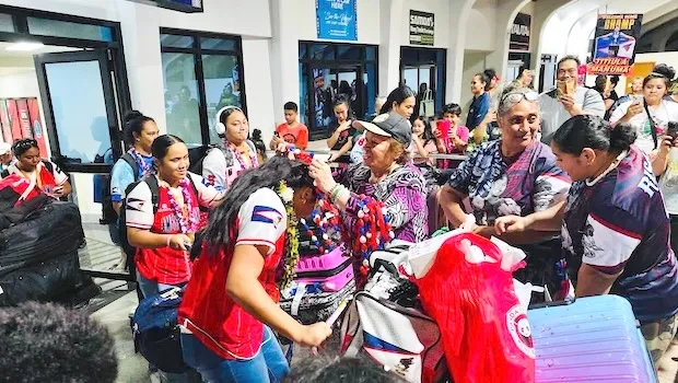 Amata greets mini games athletes