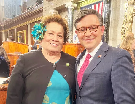 Amata and Speaker Johnson