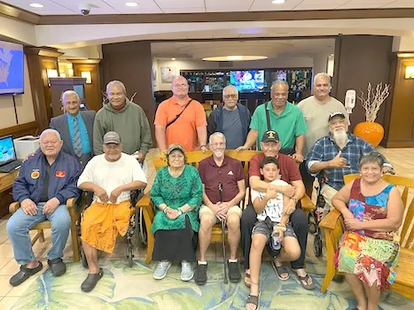 Amata with veterans