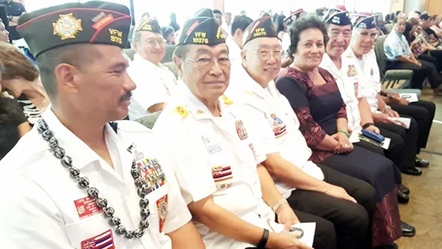 Amata meets with Veterans