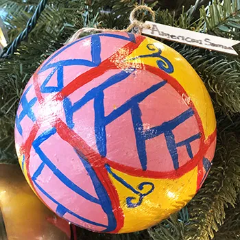 FHS handmade Christmas ornament
