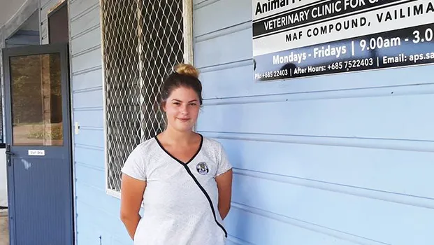 Dr. Harriet Thornton of the Animal Protection Society of Samoa